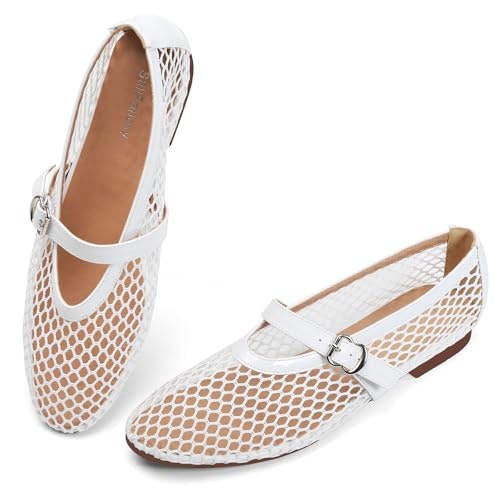 Women's Mesh Mary Jane Ballet Flats: $25.98 Women's Mesh Mary Jane Ballet Flats: $25.98