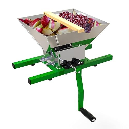 Ejwox 1.8-Gallon Manual Fruit and Apple Crusher: $89.99 Ejwox 1.8-Gallon Manual Fruit and Apple Crusher: $89.99