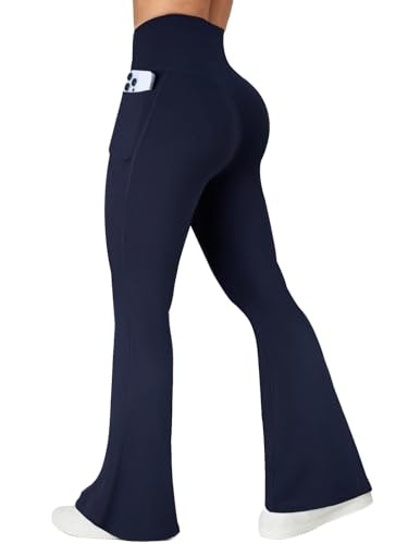 Copyleaf Women's Crossover Flare Yoga Leggings with Pockets: $13.94 Copyleaf Women's Crossover Flare Yoga Leggings with Pockets: $13.94