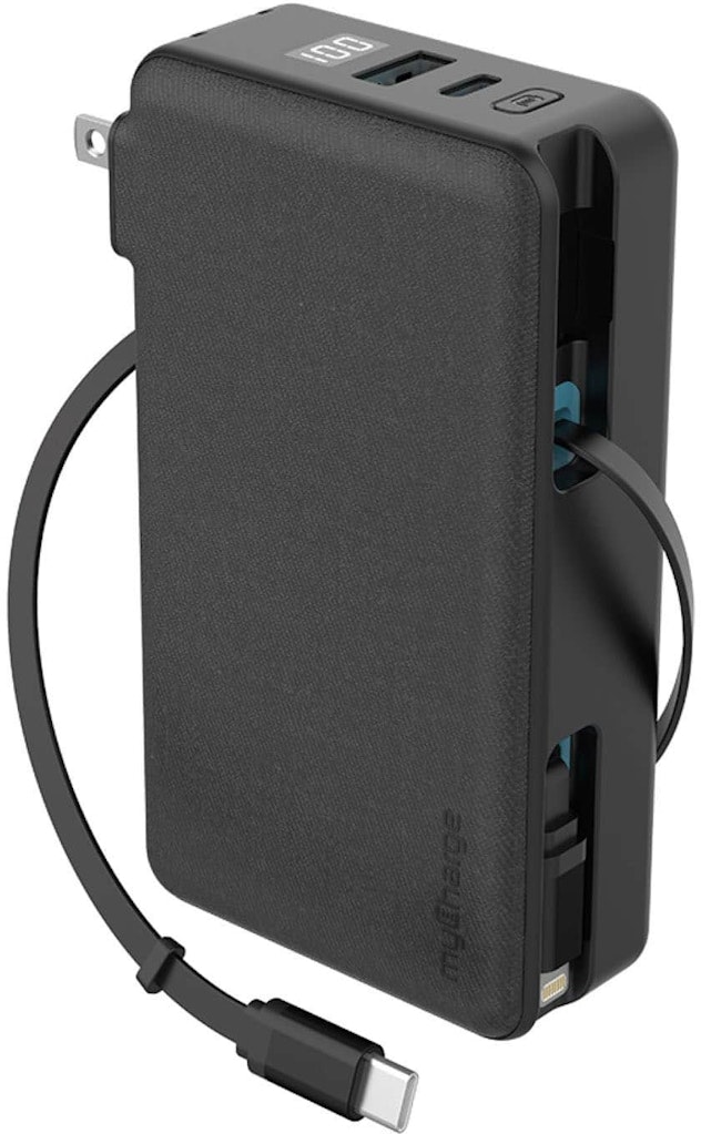 myCharge RetractaCharger 10,000 mAh Portable Charger: $48.99 myCharge RetractaCharger 10,000 mAh Portable Charger: $48.99