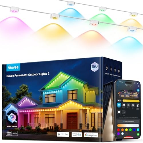 Govee 150ft RGBIC Permanent Outdoor Lights 2: $319.99 Govee 150ft RGBIC Permanent Outdoor Lights 2: $319.99