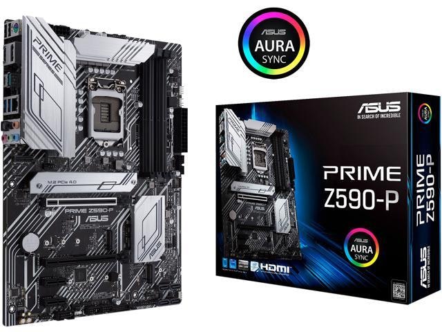 Asus Prime Z590-P LGA 1200 ATX Motherboard: $178.44 Asus Prime Z590-P LGA 1200 ATX Motherboard: $178.44