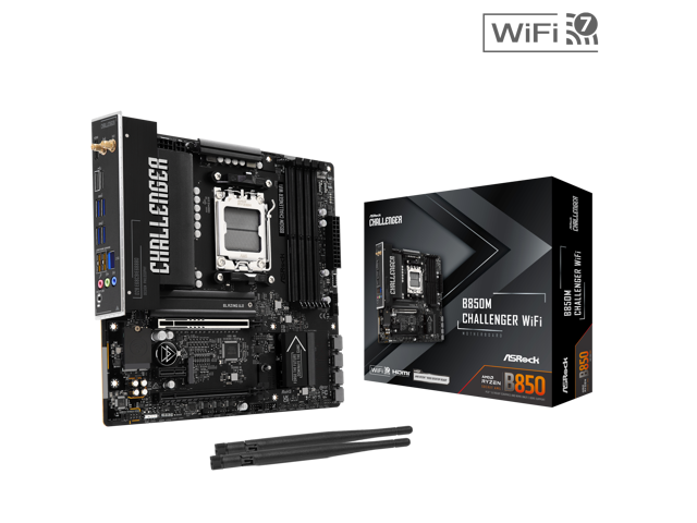 ASRock B850M Challenger WiFi Micro ATX Motherboard: $130.99 ASRock B850M Challenger WiFi Micro ATX Motherboard: $130.99