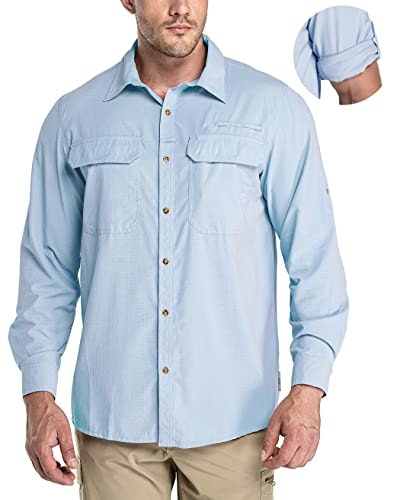 33,000ft Men's UPF 50+ Long Sleeve Fishing Shirt: $31.99 33,000ft Men's UPF 50+ Long Sleeve Fishing Shirt: $31.99