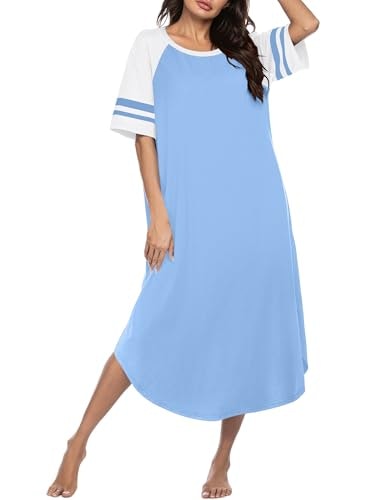 Ekouaer Women's Cotton Nightgown: $18.87 Ekouaer Women's Cotton Nightgown: $18.87