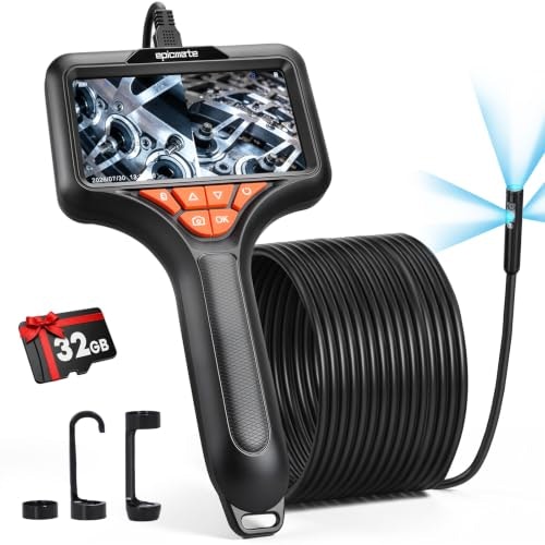 Epicmate 5-Inch Triple Lens Handheld Endoscope Camera: $99.98