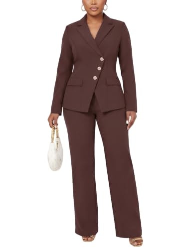 MorwenVeo Women's Business Casual Two-Piece Suit Set: $49.99 MorwenVeo Women's Business Casual Two-Piece Suit Set: $49.99