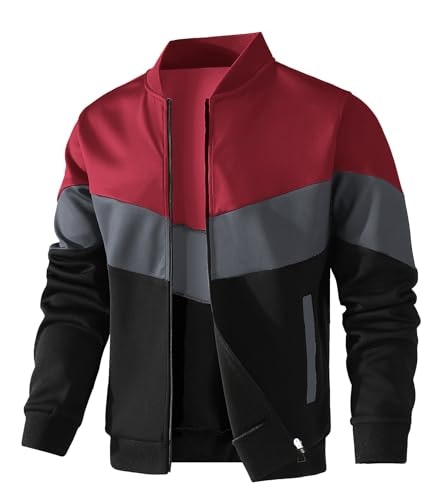 Hypestfit Men's Lightweight Color Block Bomber Jacket: $29.98 Hypestfit Men's Lightweight Color Block Bomber Jacket: $29.98