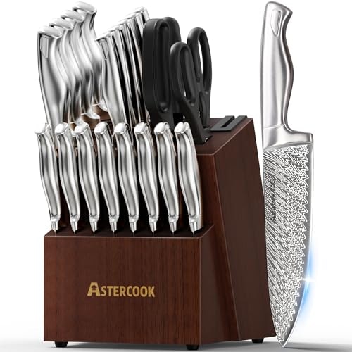 Astercook 21-Piece Kitchen Knife Set: $79.99 Astercook 21-Piece Kitchen Knife Set: $79.99