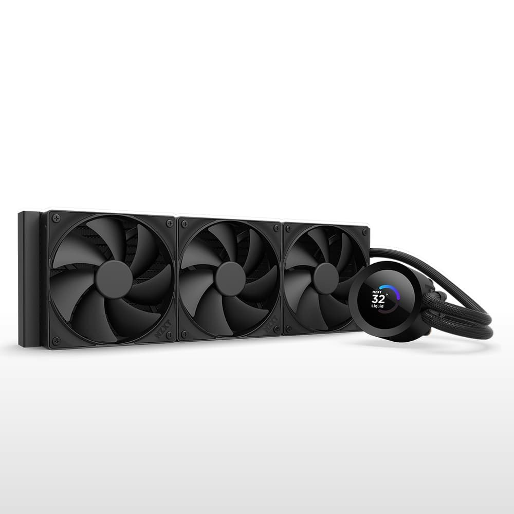NZXT Kraken Plus 360mm CPU Liquid Cooler: $129.99