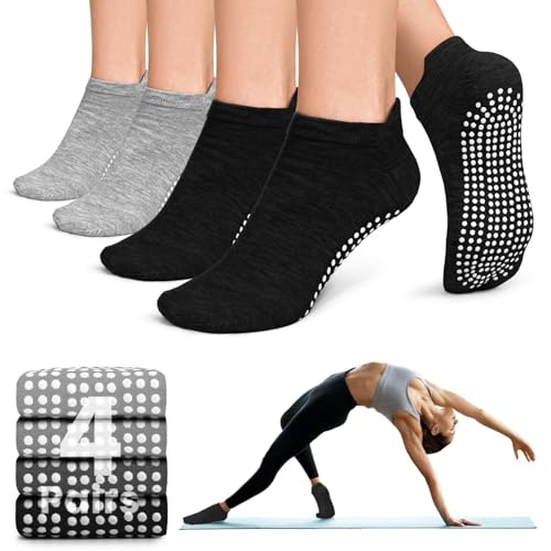 YeuG Women's Non-Slip Pilates Socks: $8.49 YeuG Women's Non-Slip Pilates Socks: $8.49