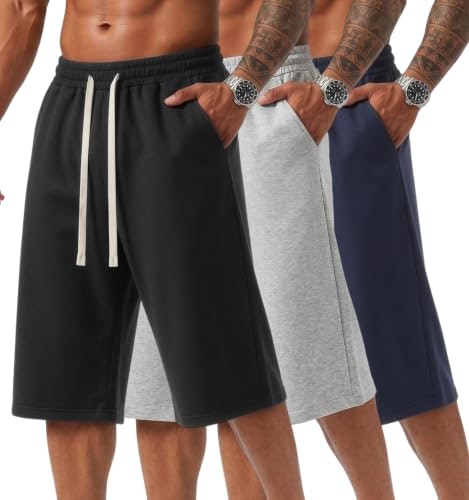 Zuy Men's 11-Inch Fleece Capri Sweat Shorts 3-Pack: $48.44 Zuy Men's 11-Inch Fleece Capri Sweat Shorts 3-Pack: $48.44