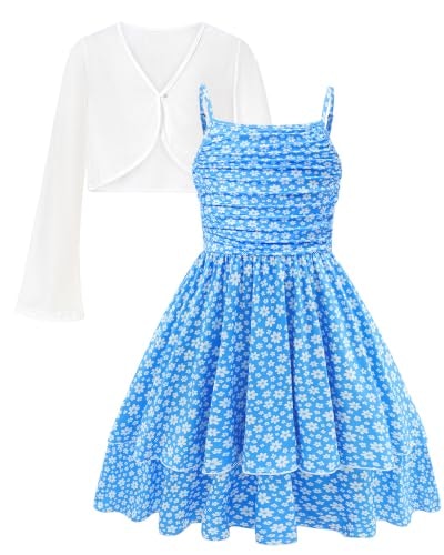 Girls' Floral Dress and Cardigan Outfit: $24.22 Girls' Floral Dress and Cardigan Outfit: $24.22