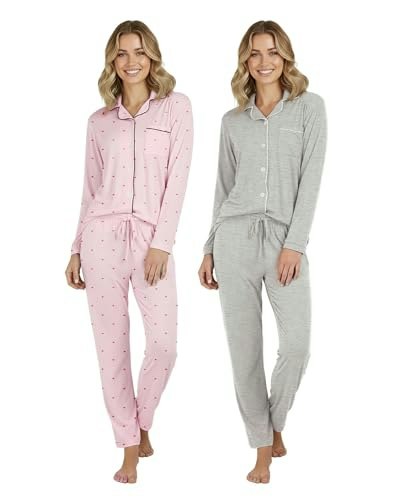 Real Essentials Women's Soft Pajama Set 2-Pack: $36.54 Real Essentials Women's Soft Pajama Set 2-Pack: $36.54