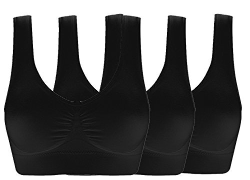 Ohlyah Women's Seamless Wire-Free Bra with Removable Pads 3-Pack: $18.69 Ohlyah Women's Seamless Wire-Free Bra with Removable Pads 3-Pack: $18.69