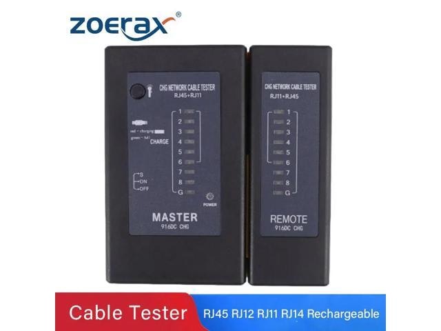 Rechargeable RJ45 and RJ11 Network Cable Tester: $25.33