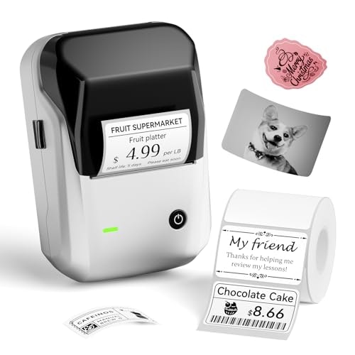 Niimbot B1 2-inch Bluetooth Thermal Label Maker: $24.18