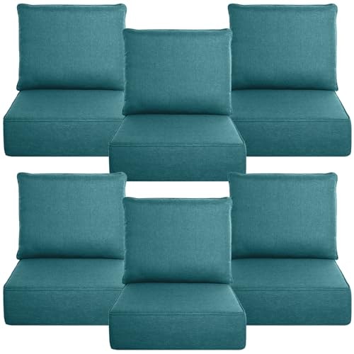 Belord 24x24-Inch 6-Inch Thick Outdoor Cushion 6-Pack: $399.99