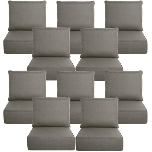 Belord 24x24-Inch 6-Inch Thick Outdoor Cushion 10-Pack: $599.99 Belord 24x24-Inch 6-Inch Thick Outdoor Cushion 10-Pack: $599.99