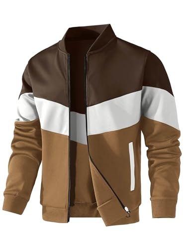 Hypestfit Men's Lightweight Color Block Bomber Jacket: $33.14 Hypestfit Men's Lightweight Color Block Bomber Jacket: $33.14