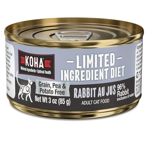 Koha Limited Ingredient Rabbit Pate Wet Cat Food: $61.23 Koha Limited Ingredient Rabbit Pate Wet Cat Food: $61.23