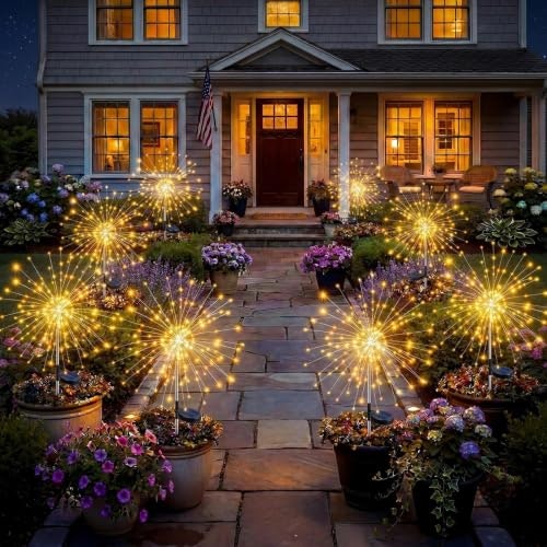 Fairdeer 120-LED Solar Firework Lights 8-Pack: $53.99 Fairdeer 120-LED Solar Firework Lights 8-Pack: $53.99