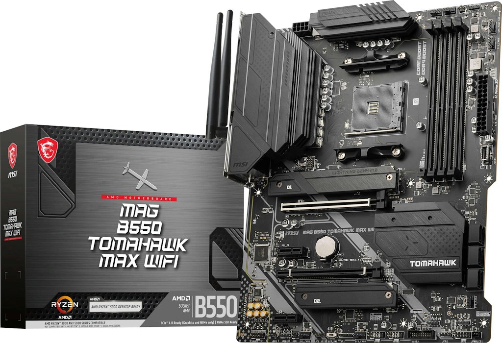 MSI B550 Tomahawk Max Wi-Fi Motherboard: $159.99 MSI B550 Tomahawk Max Wi-Fi Motherboard: $159.99
