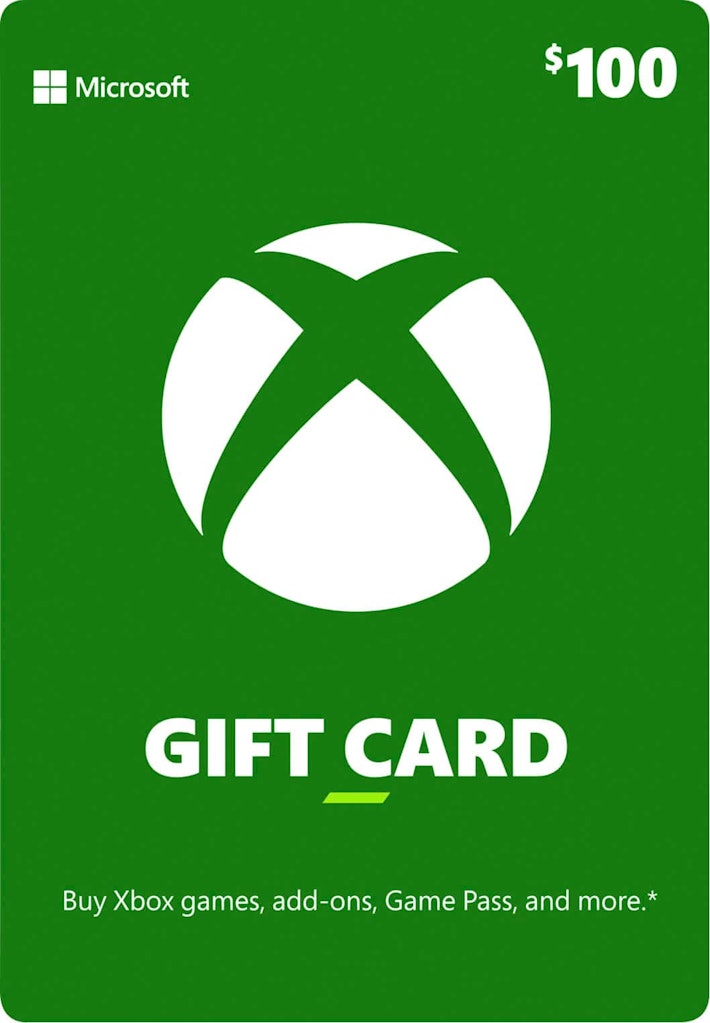 Microsoft Xbox $100 Gift Card: $100 Microsoft Xbox $100 Gift Card: $100