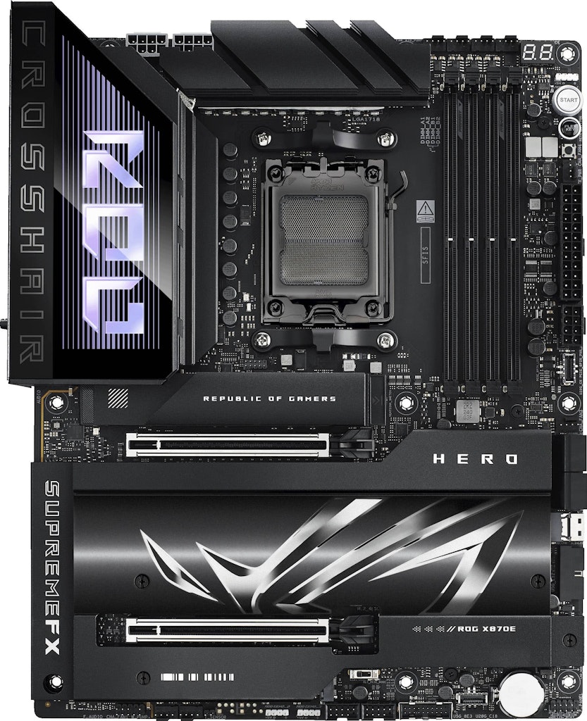Asus ROG Crosshair X870E Hero Motherboard: $599.99 Asus ROG Crosshair X870E Hero Motherboard: $599.99