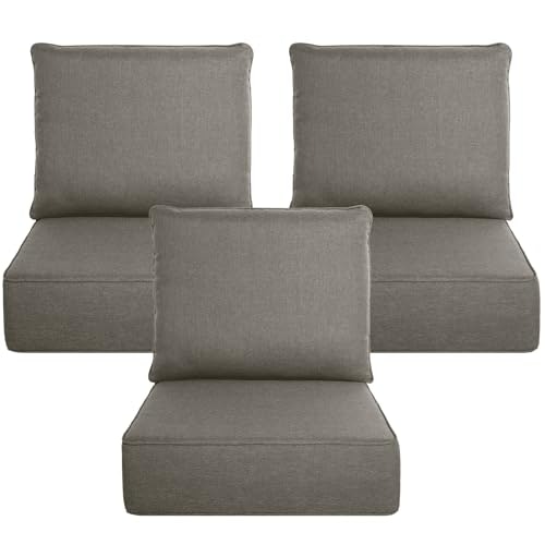Belord 6-Inch Thick Outdoor Chair Cushion 3-Piece Set: $205.99 Belord 6-Inch Thick Outdoor Chair Cushion 3-Piece Set: $205.99