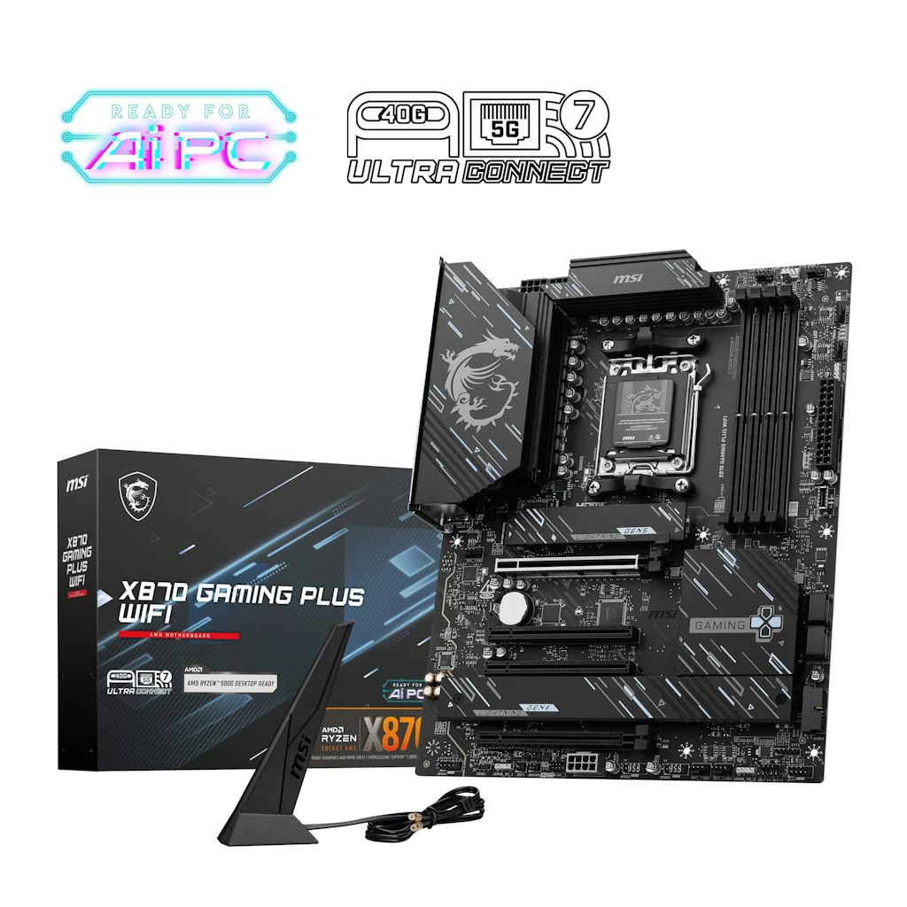 MSI X870 Gaming Plus Wi-Fi Motherboard: $269.99 MSI X870 Gaming Plus Wi-Fi Motherboard: $269.99
