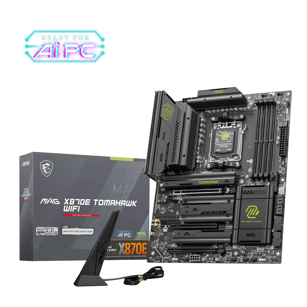 MSI MAG X870E Tomahawk WiFi Motherboard: $289.99
