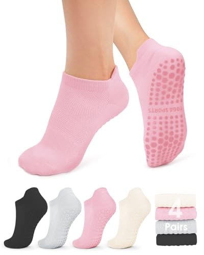 YeuG Non-Slip Pilates Grip Socks: $8.49 YeuG Non-Slip Pilates Grip Socks: $8.49
