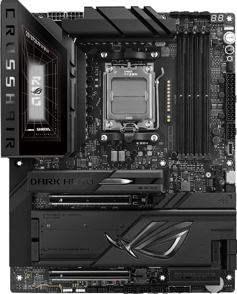Asus ROG Crosshair X870E Dark Hero AM5 ATX Motherboard: $684.99