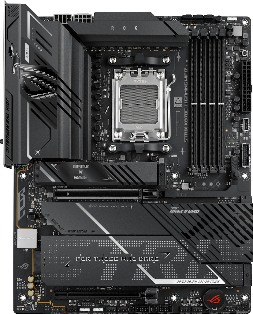 Asus ROG Strix X870E-H WiFi 7 ATX Motherboard: $359.99