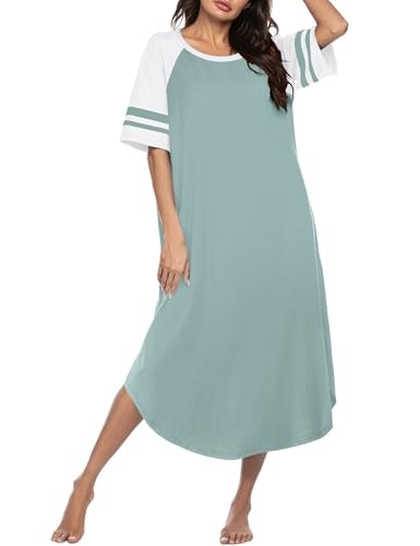 Ekouaer Women's Cotton Nightgown: $18.96 Ekouaer Women's Cotton Nightgown: $18.96