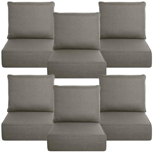 Belord 6-Inch Thick Outdoor Chair Cushion 6-Pack: $375.99 Belord 6-Inch Thick Outdoor Chair Cushion 6-Pack: $375.99