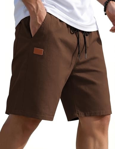 Coofandy Men's Casual Cotton Drawstring Shorts: $22.09