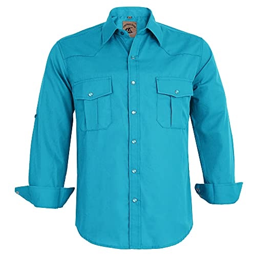 Men's Long Sleeve Pearl Snap Western Shirt: $26.34 Men's Long Sleeve Pearl Snap Western Shirt: $26.34