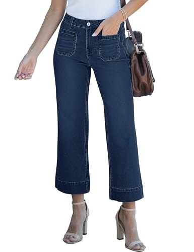 Luvamia High Waisted Cropped Wide Leg Jeans: $30.37 Luvamia High Waisted Cropped Wide Leg Jeans: $30.37