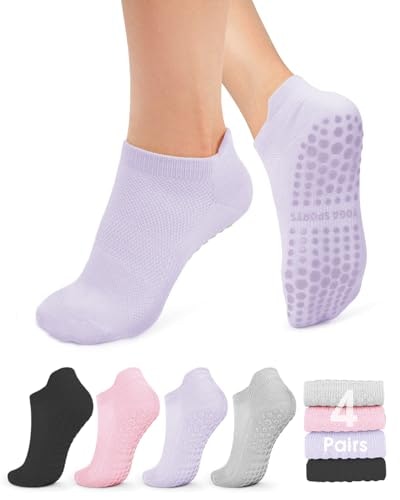 YeuG Non-Slip Pilates Grip Socks: $9.49 YeuG Non-Slip Pilates Grip Socks: $9.49