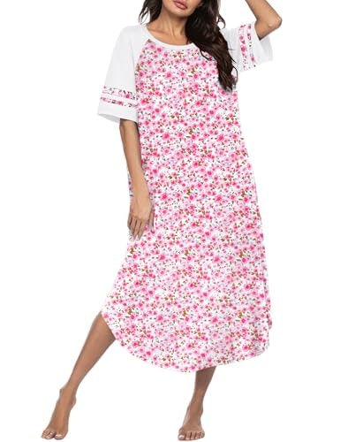 Ekouaer Women's Cotton Nightgown: $18.96 Ekouaer Women's Cotton Nightgown: $18.96