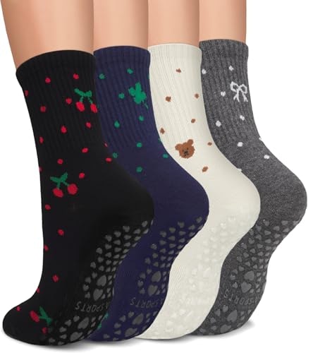 YeuG Non-Slip Pilates Grip Socks: $8.49 YeuG Non-Slip Pilates Grip Socks: $8.49