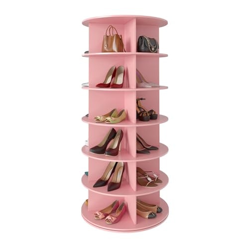 SpaceAid 6-Tier Rotating Shoe Rack Tower: $132.95 SpaceAid 6-Tier Rotating Shoe Rack Tower: $132.95