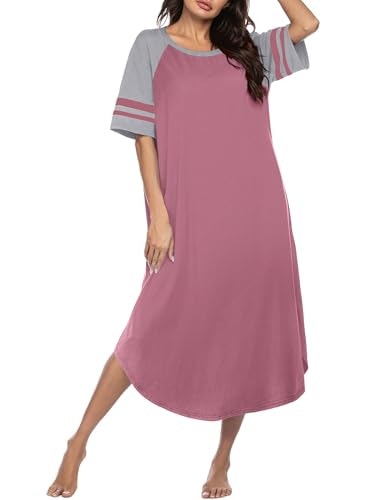 Ekouaer Women's Cotton Nightgown: $16.98 Ekouaer Women's Cotton Nightgown: $16.98