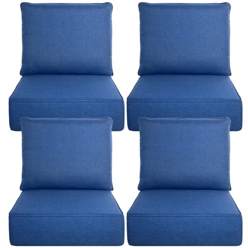 Belord 6-Inch Thick 24x24-Inch Outdoor Cushion 4-Pack: $295.99 Belord 6-Inch Thick 24x24-Inch Outdoor Cushion 4-Pack: $295.99