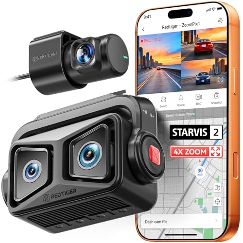 Redtiger ZP1 Telephoto and Wide Dash Cam: $165.98 Redtiger ZP1 Telephoto and Wide Dash Cam: $165.98