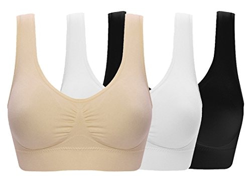 Ohlyah Women's Seamless Wire-Free Bra 3-Pack: $19.99