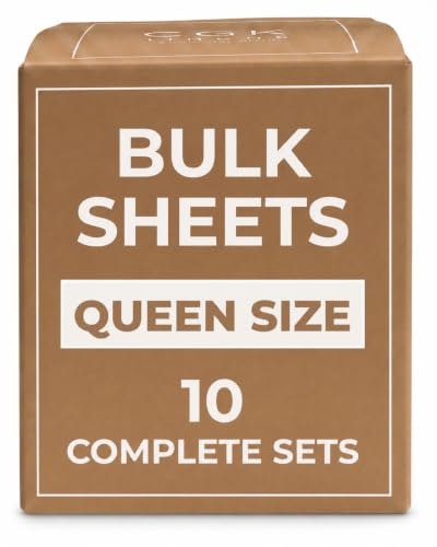 Queen Bed Sheet Sets 10-Pack: $123.24 Queen Bed Sheet Sets 10-Pack: $123.24