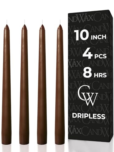 Candwax 10-inch Taper Candles 4-Pack: $9.75 Candwax 10-inch Taper Candles 4-Pack: $9.75